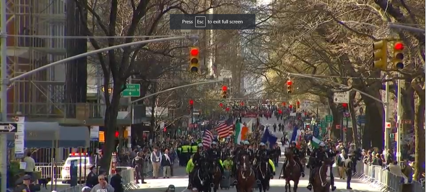 St. Patrick's Day March assumes control over Manhattan