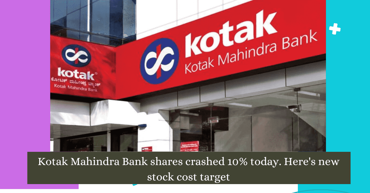 Kotak Mahindra Bank shares crashed april 2024 updates